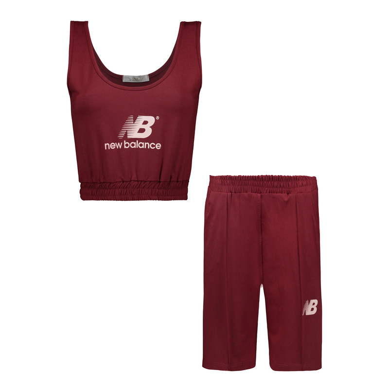 ست نیم تنه و شلوارک زنانه مدل نیبا