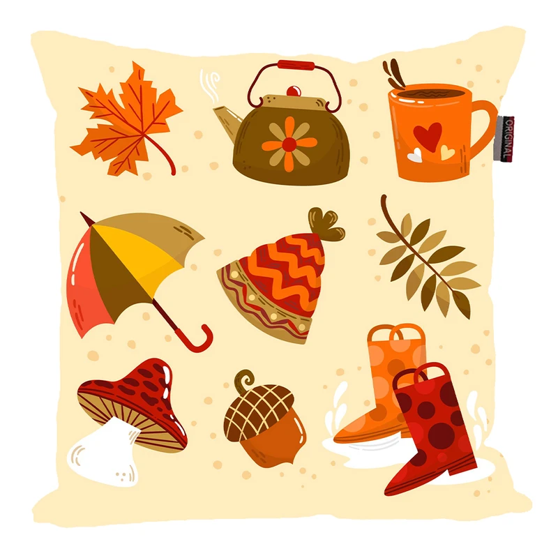 کوسن پاد آفرین مدل تم پاییزی سایز30 کد PK30158