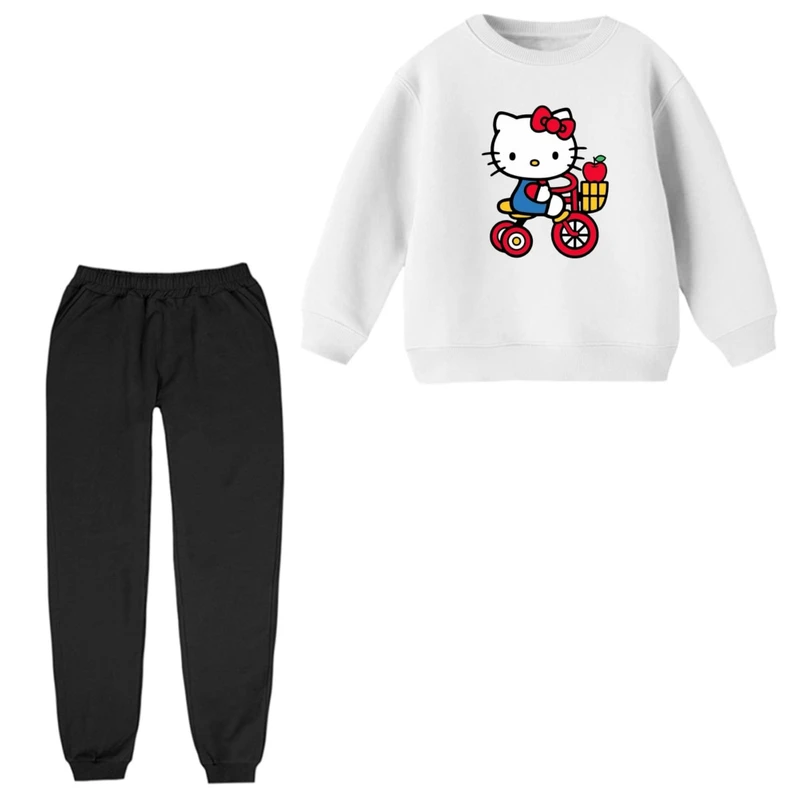 ست سویشرت و شلوار راحتی بچگانه مدل کیتی کد ۲  