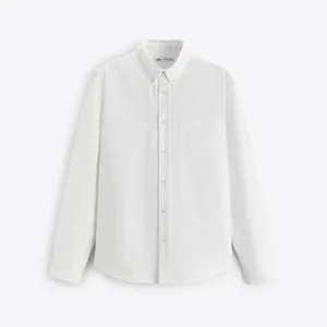 پیراهن آستین بلند مردانه زارا مدل White-8211/311