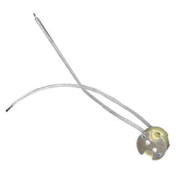 سوکت لامپ هالوژن کد 02 پایه GU5.3 بسته 5 عددی