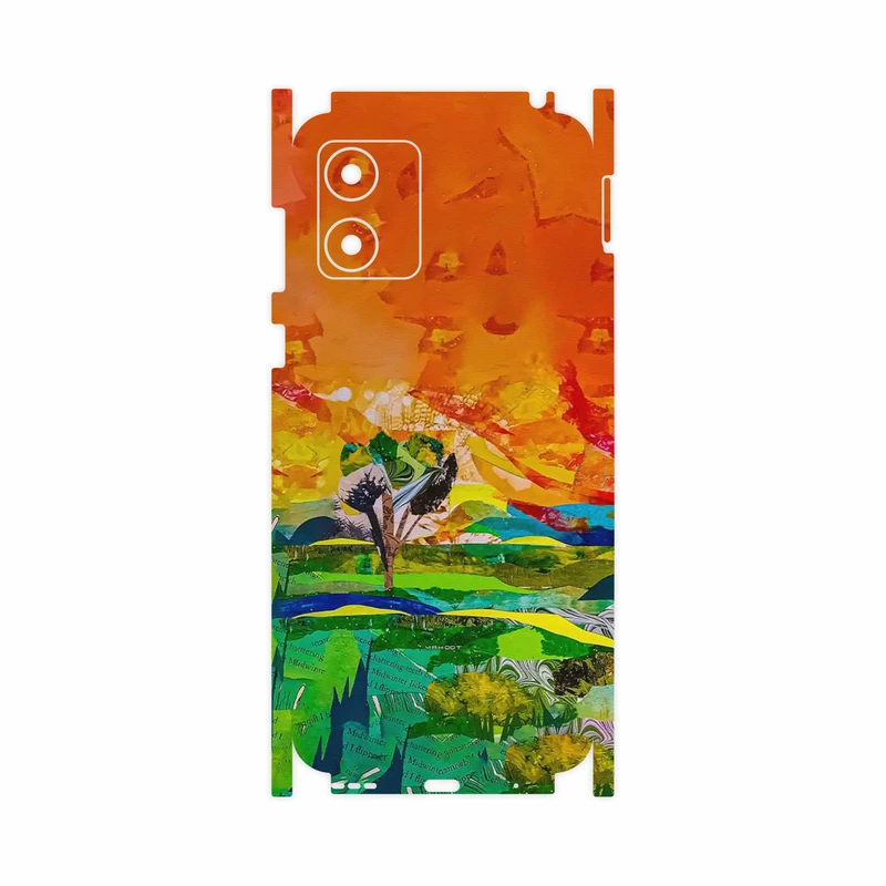 برچسب پوششی ماهوت مدل Collage of Painting-FullSkin مناسب برای گوشی موبایل موتورولا Moto E13