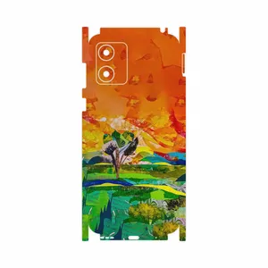 MAHOOT Collage of Painting-FullSkin Cover Sticker for Motorola Moto E13