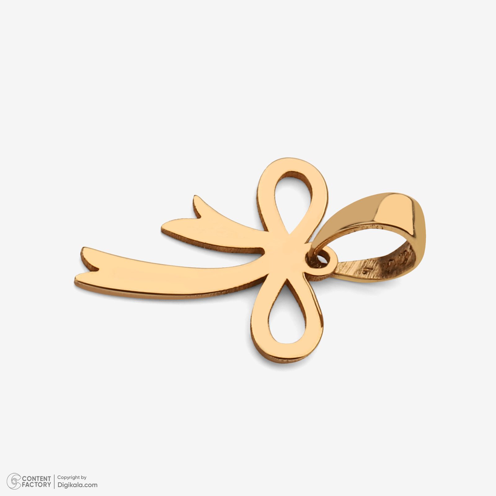نیم ست طلا 18 عیار زنانه سایا گلد مدل پاپیون ns27 -  - 9