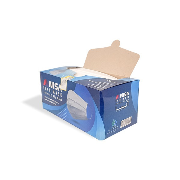 ماسک تنفسی آنیسا مدل سه لایه پزشکی مجموعه 2000 عددی