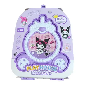 ست اسباب بازی لوازم آرایشی  مدل کیف اکسسوری کرومی کد KUROMI-01