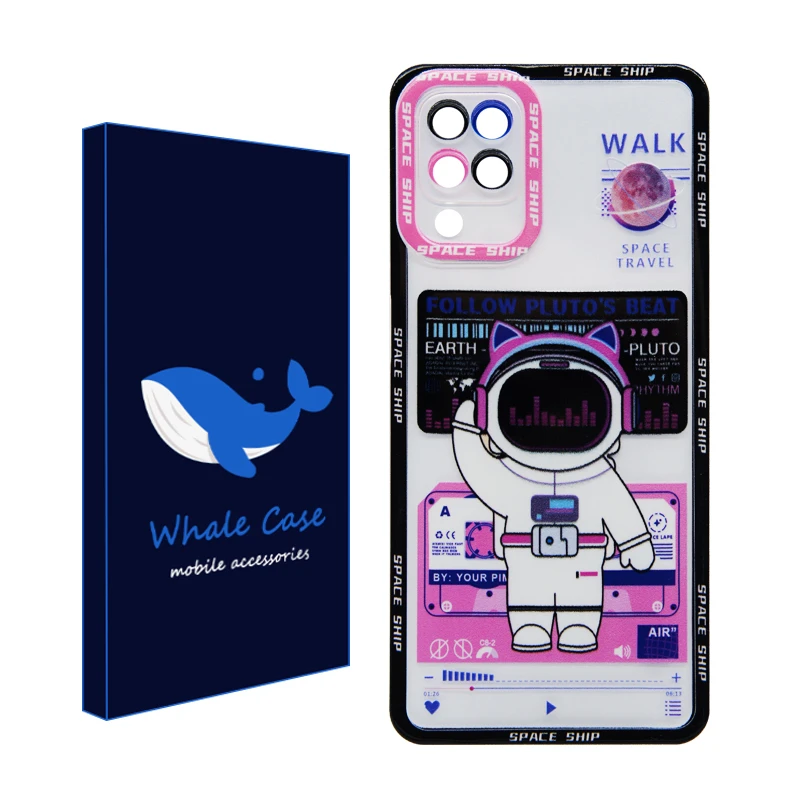 کاور وال کیس مدل Cat Walk مناسب برای گوشی موبایل سامسونگ Galaxy A12 / A12 Nacho