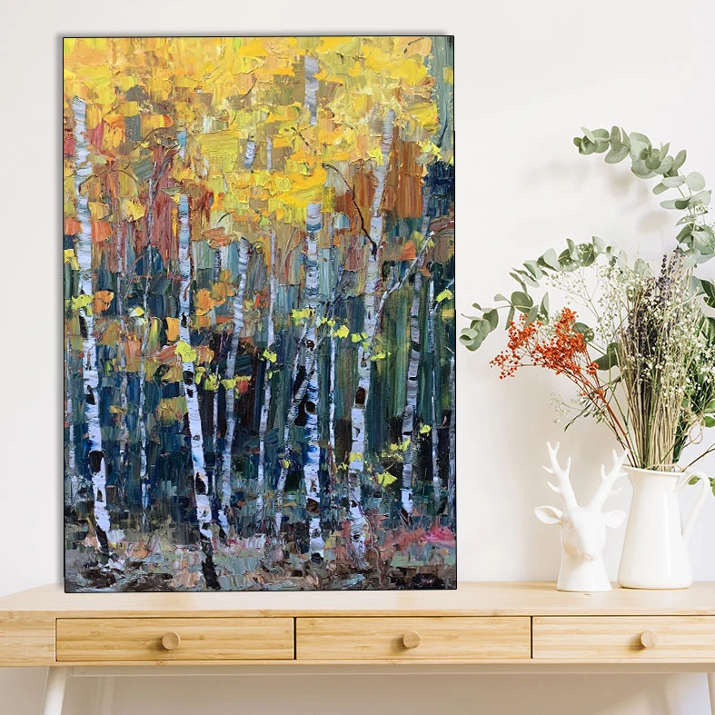 تابلو شاسی گالری استاربوی طرح جنگل مدل هنری 94