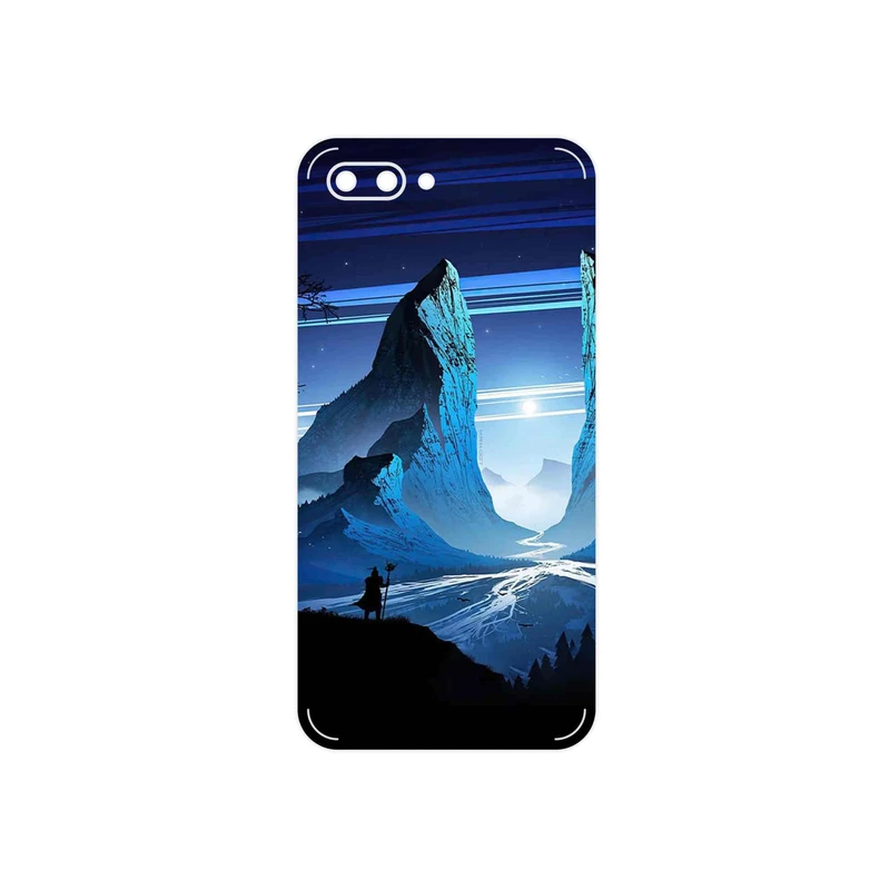 برچسب پوششی ماهوت مدل Blue Mountains Digital Art مناسب برای گوشی موبایل آنر 10