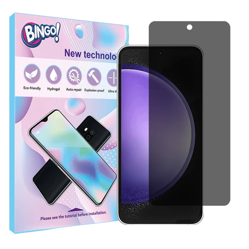 محافظ صفحه نمایش حریم شخصی بینگو مدل Tough مناسب برای گوشی موبایل سامسونگ Galaxy S23 FE 