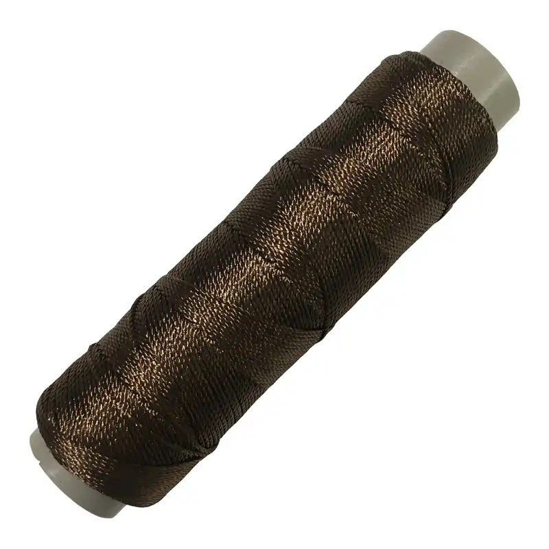 نخ دوخت چرم دوزی مدل ابریشمی DBrow100m سایز 10 طول 100 متر