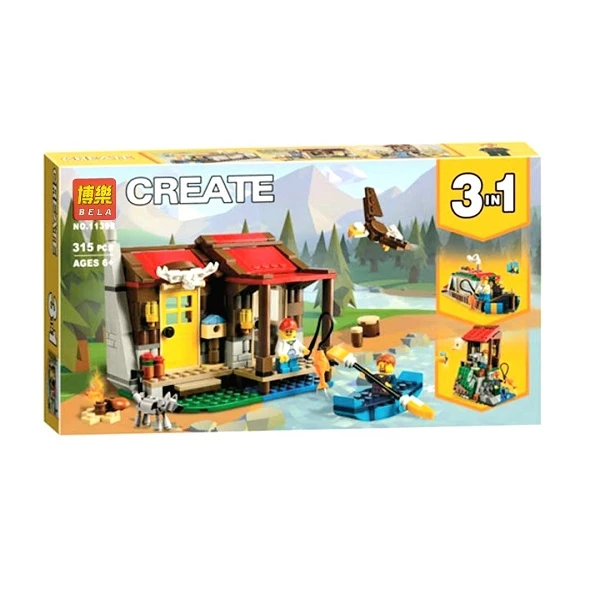 ساختنی 315 تکه بلا مدل CREATE کد BE 11398