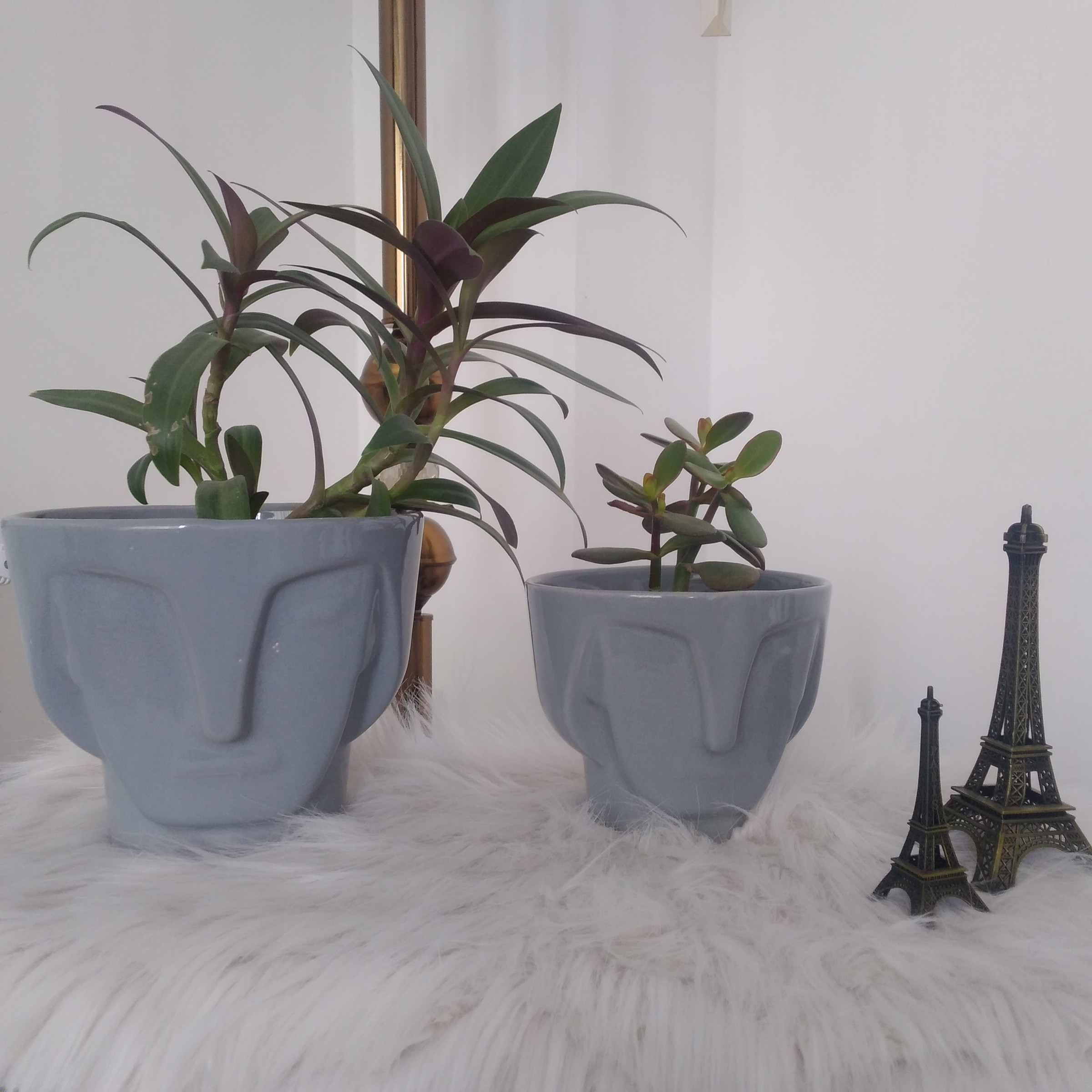 گلدان مدل گلدان مدل سرامیکی طرح چهره مدل 2078 مجموعه 2 عددی گلدان مدل گلدان مدل سرامیکی طرح چهره مدل 2078 مجموعه 2 عددی