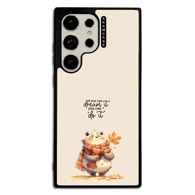 کاور آکام مدل AMC-WSGS23U-ANIMALS QOUTES-10 مناسب برای گوشی موبایل سامسونگ Galaxy S23 Ultra