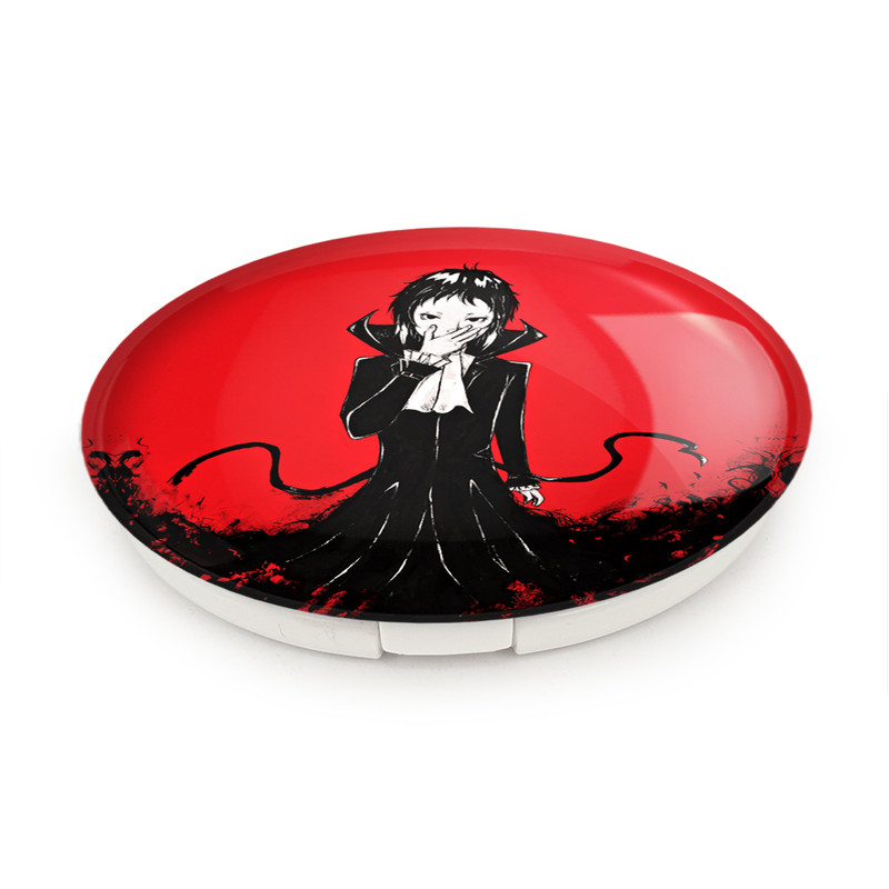 آینه جیبی خندالو طرح آکوتاگوا انیمه سگ های ولگرد بانگو مدل تاشو کد 15667