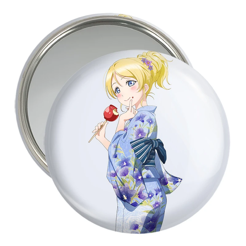 آینه جیبی خندالو مدل الی ایاسه انیمه لاو لایو Love Live  کد 18284