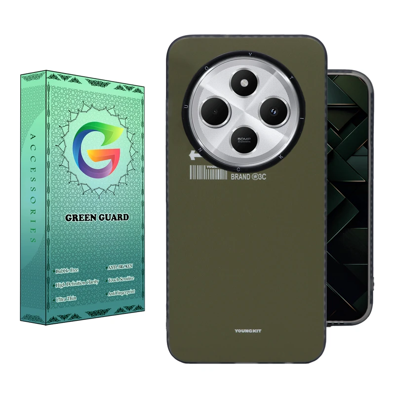 کاور گرین گارد طرح Tecnologia olive کد AH_4 مناسب برای گوشی موبایل شیائومی  Redmi 14C