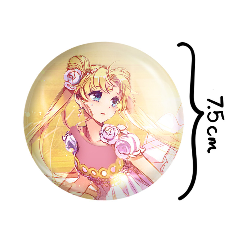 آینه جیبی خندالو مدل اوساگی تسوکینو انیمه سیلور مون Sailor Moon  کد 17437