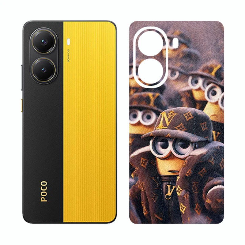 برچسب پوششی ریمکس مدل Cover طرح مینیون مناسب برای گوشی موبایل شیائومی Poco X7 Pro