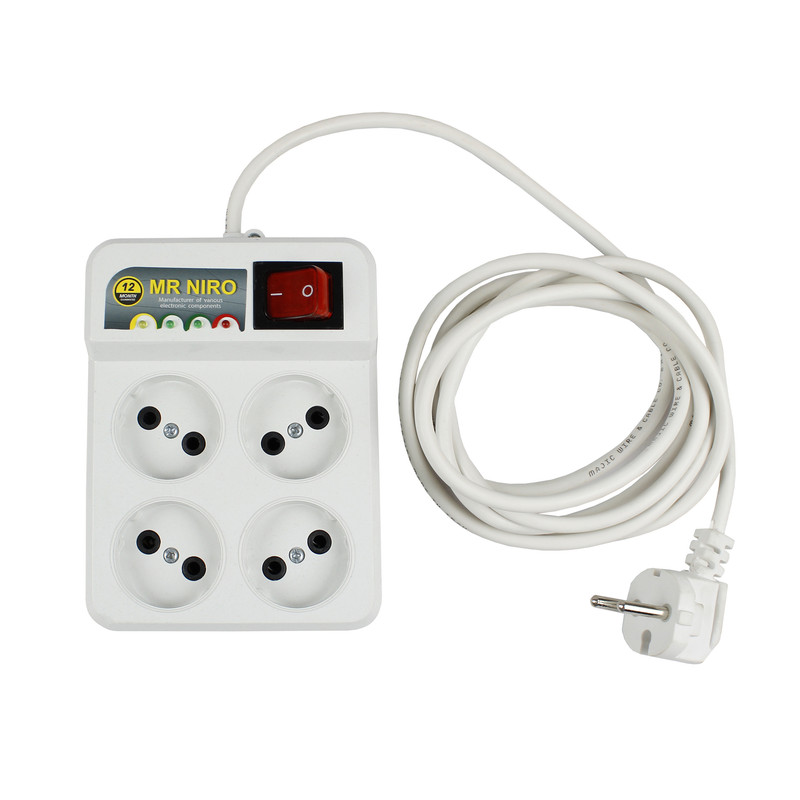 محافظ ولتاژ مستر نیرو مدل چهار خانه کد 046