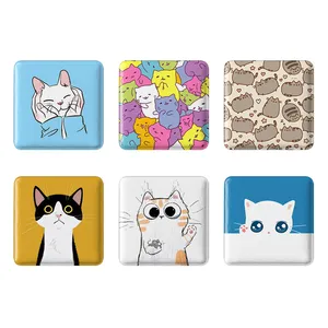 مگنت خندالو طرح گربه Cat کد 1443A مجموعه 6 عددی
