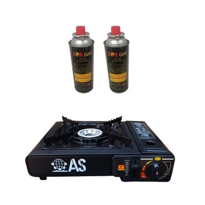 نقد و بررسی اجاق سفری مدل AS به همراه دو عدد کپسول گاز سفری توسط خریداران