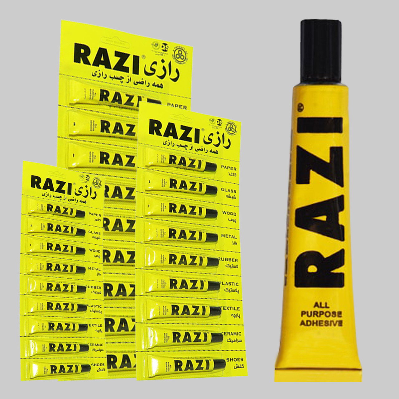 چسب مايع رازي مدل CC8 کد R03 بسته 3 عددي