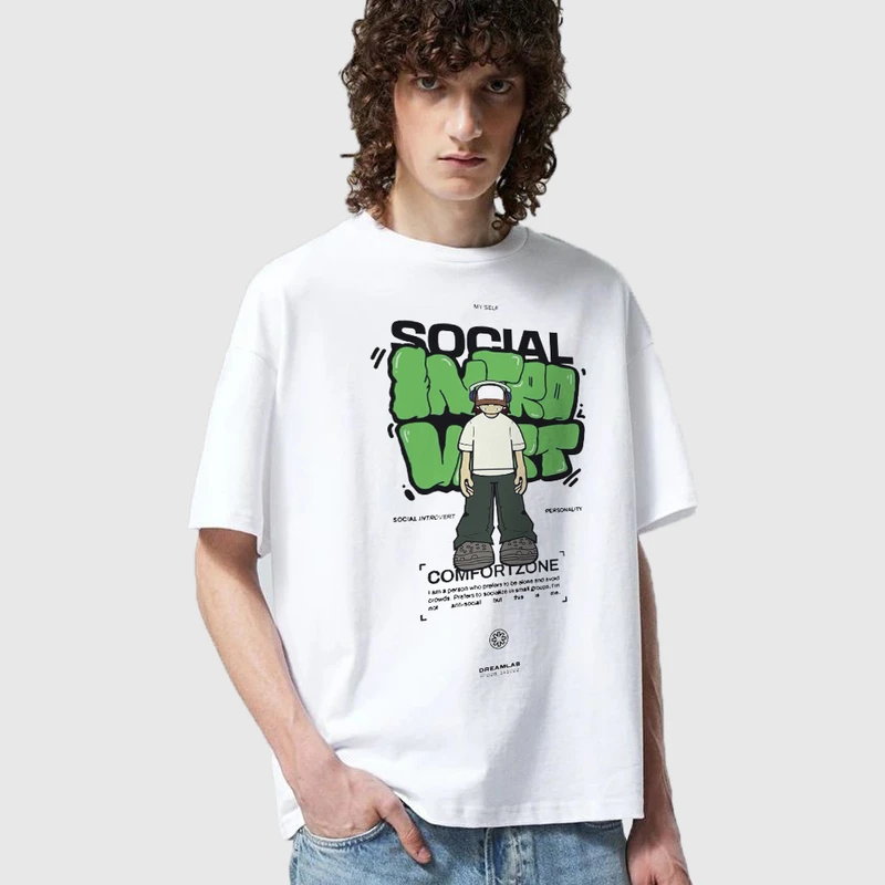 تی شرت آستین کوتاه مردانه مدل استایل جوانان mo494