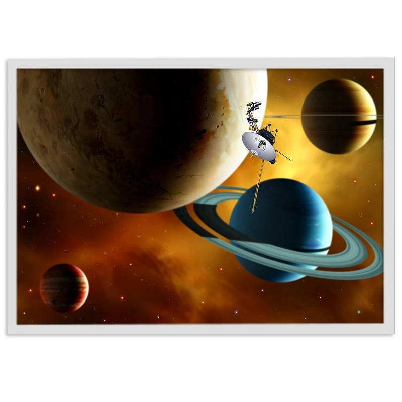 تابلو بکلیت طرح ماهواره و سیاره مدل W-s1690