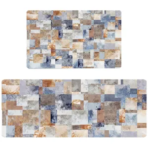  پادری مدل آشپزخانه رویه مخمل طرح ترک کد 2309 مجموعه دو عددی