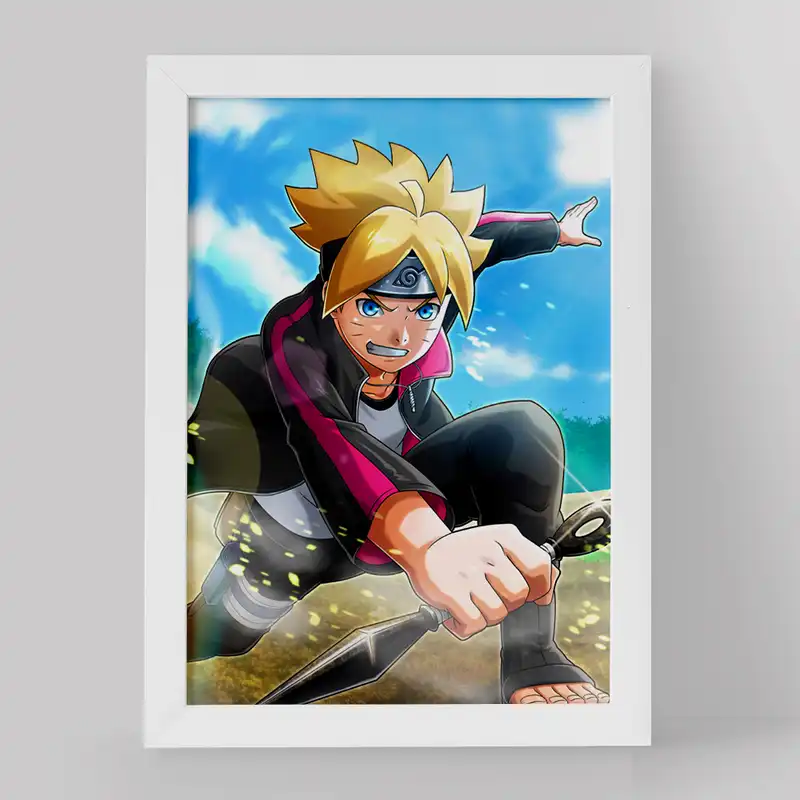 تابلو خندالو مدل بوروتو اوزوماکی انیمه بوروتو کد 15732