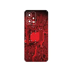 MAHOOT Red_Printed_Circuit_Board Cover Sticker for Xiaomi Poco X5