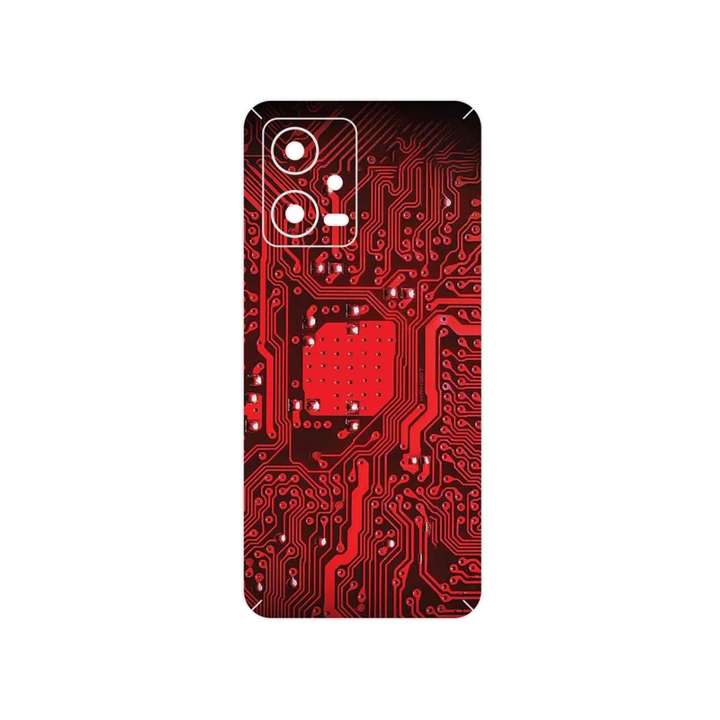 برچسب پوششی ماهوت مدل Red_Printed_Circuit_Board مناسب برای گوشی موبایل شیائومی Poco X5