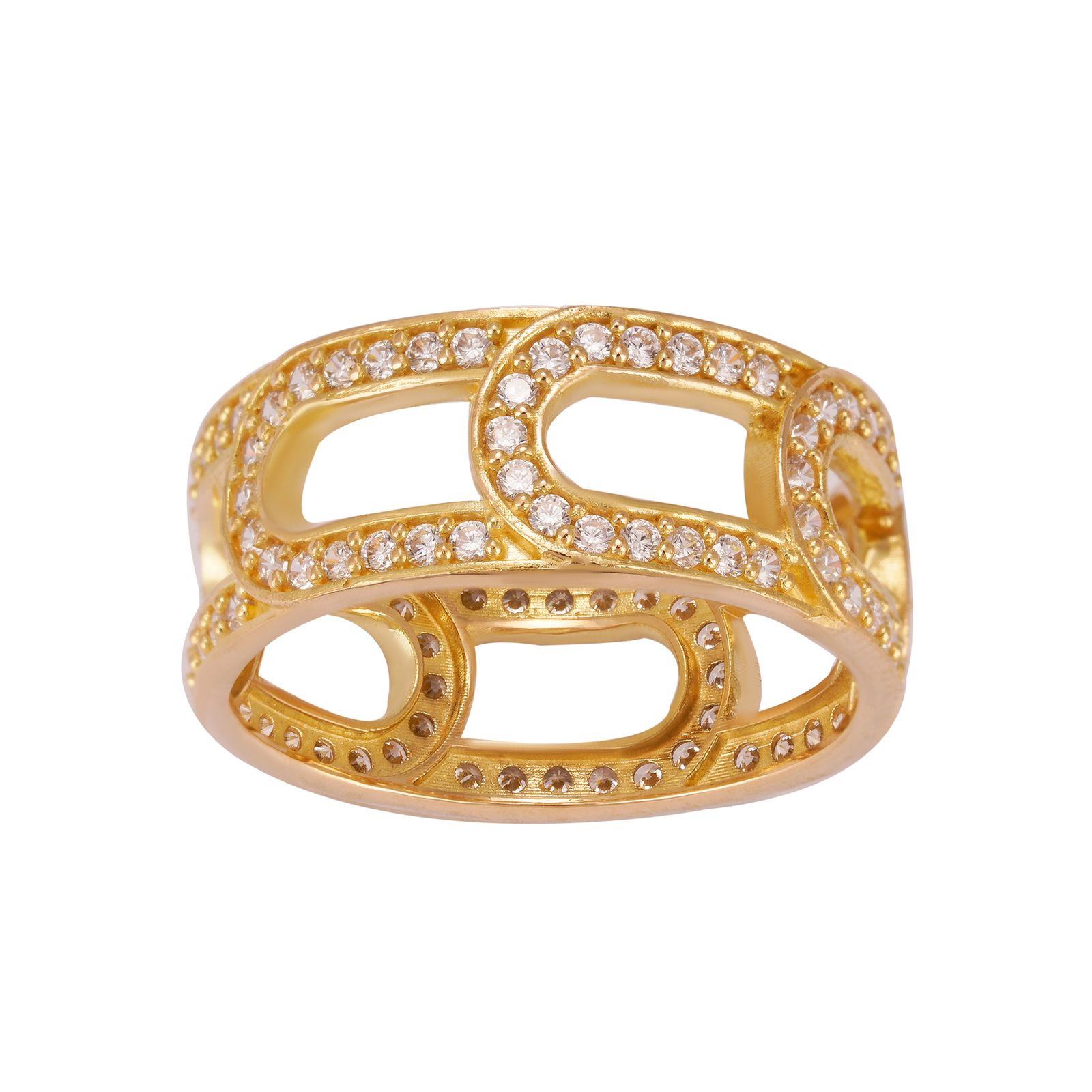 انگشتر طلا 18 عیار زنانه جواهری سون مدل 3610 -  - 1