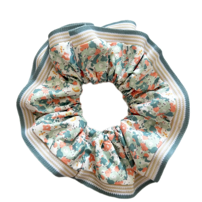 کش مو زنانه مدل نخی دو لاین شکوفه