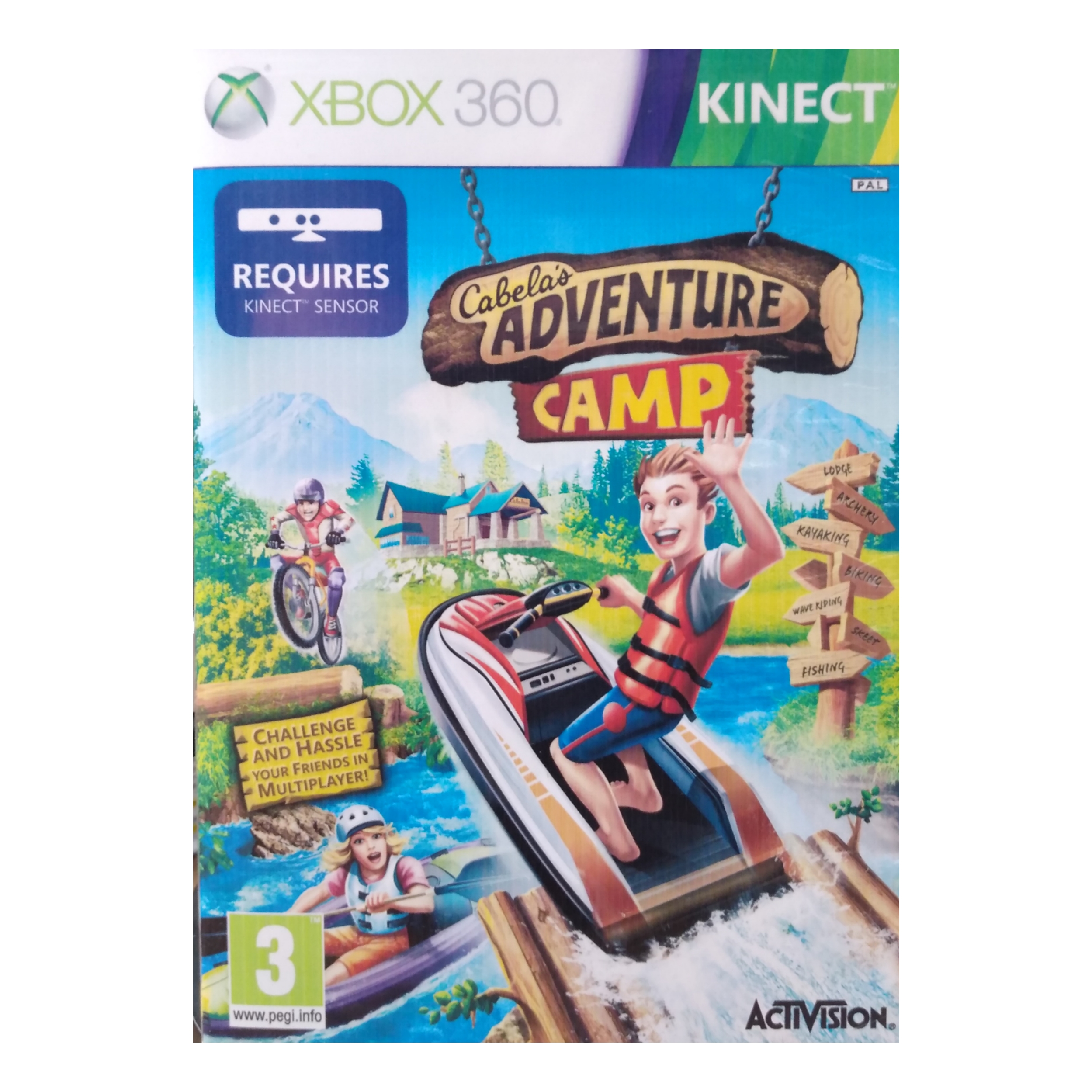 بازی ADVENTURE CAMP FOR KINECT مخصوص XBOX 360