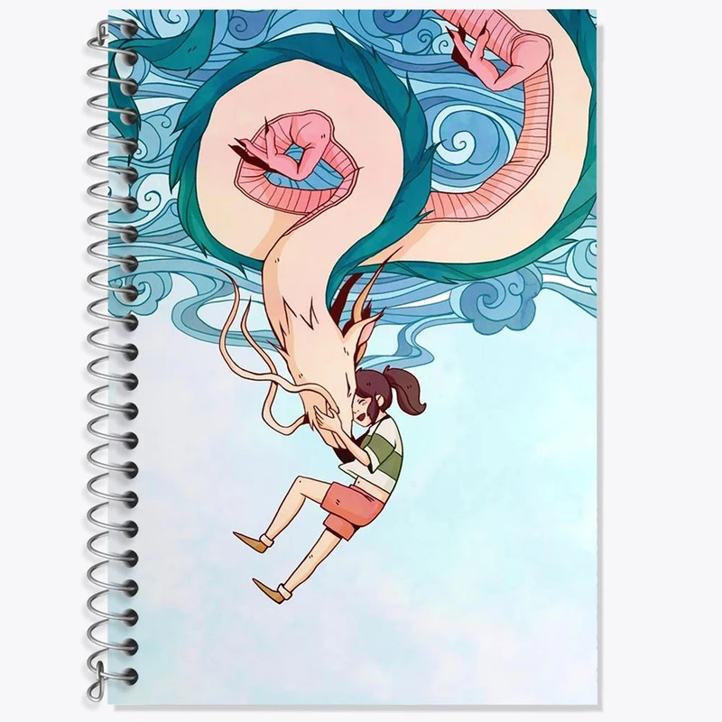 دفتر لغت 50 برگ خندالو مدل انیمه شهر اشباح Spirited Away کد 4881