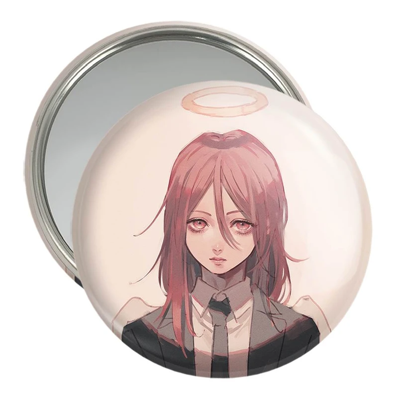 آینه جیبی خندالو مدل انجل انیمه مرد اره ای Chainsaw Man  کد 22337