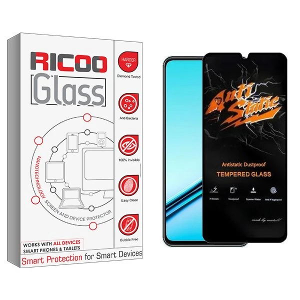 محافظ صفحه نمایش ریکو مدل RiC2 Antistatic مناسب برای گوشی موبایل ریلمی Note 50