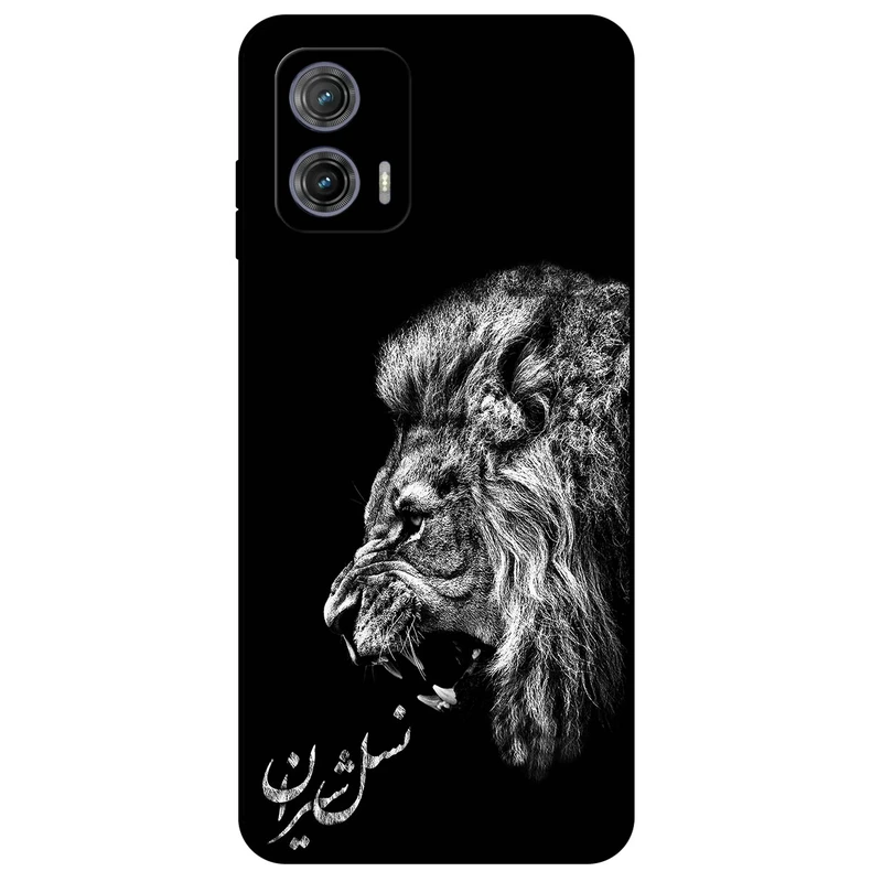 کاور مگافون طرح شیر مدل 1866 مناسب برای گوشی موبایل موتورولا Moto G73 5G