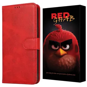 RED GHAB RKLA Magnetic Wallet Case Cover For Samsung Galaxy A56