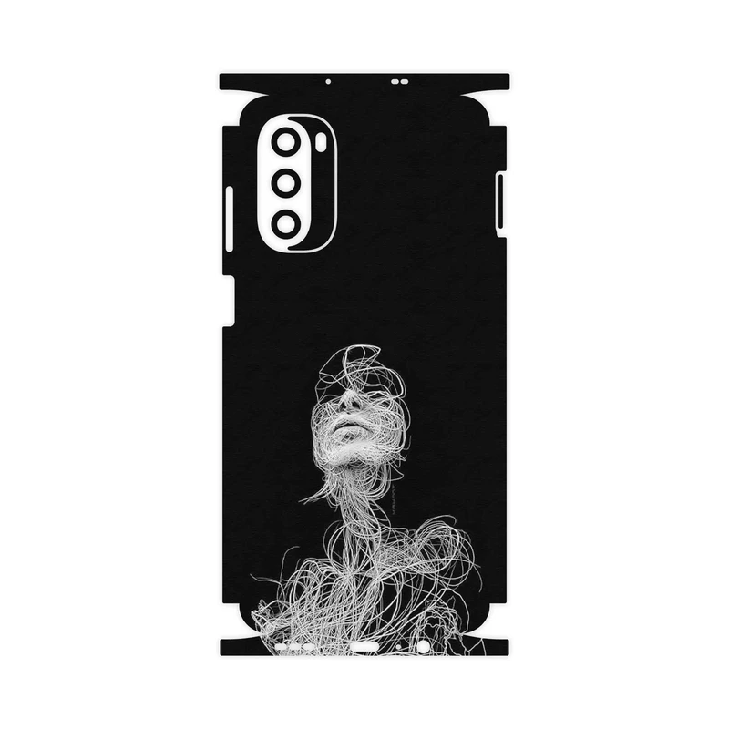 برچسب پوششی ماهوت مدل Strings Digital Art 2-FullSkin مناسب برای گوشی موبایل موتورولا Moto G52