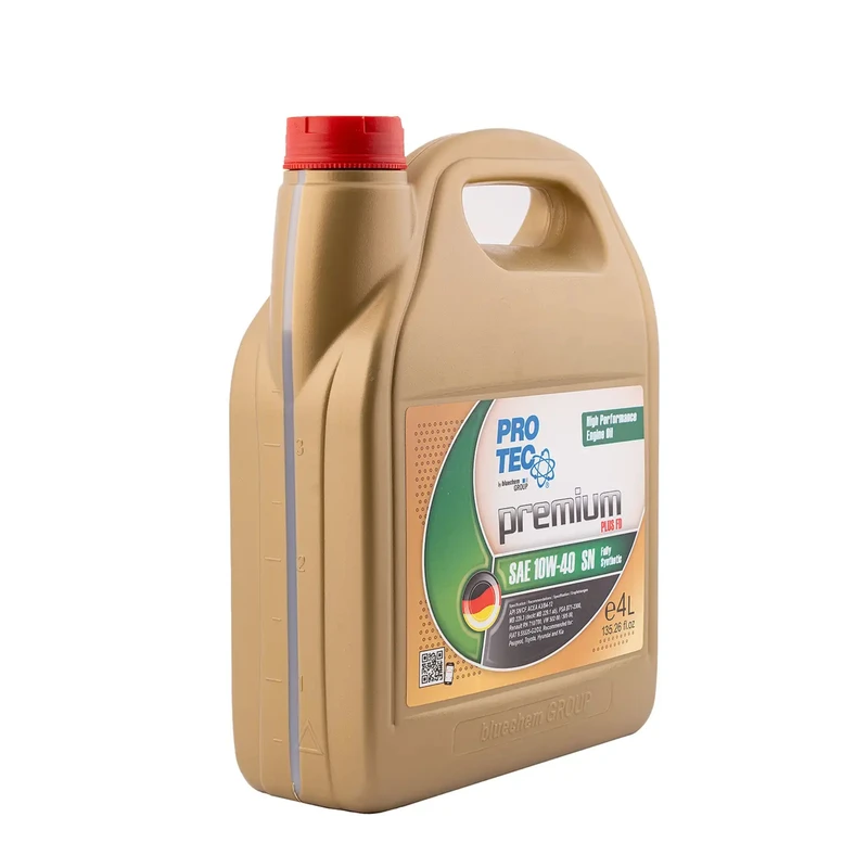 عکس شماره 4 : روغن موتور پروتک مدل 10w40 sn فول سنتیک حجم 4 لیتر