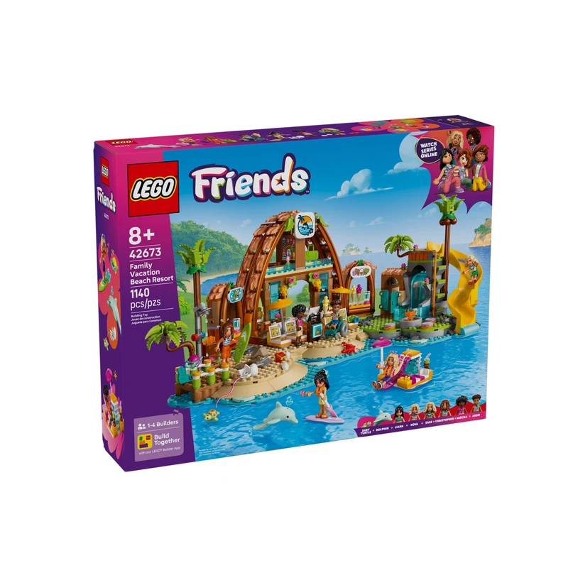لگو 1140 تکه سری Friends مدل Family Vacation Beach Resort کد 42673