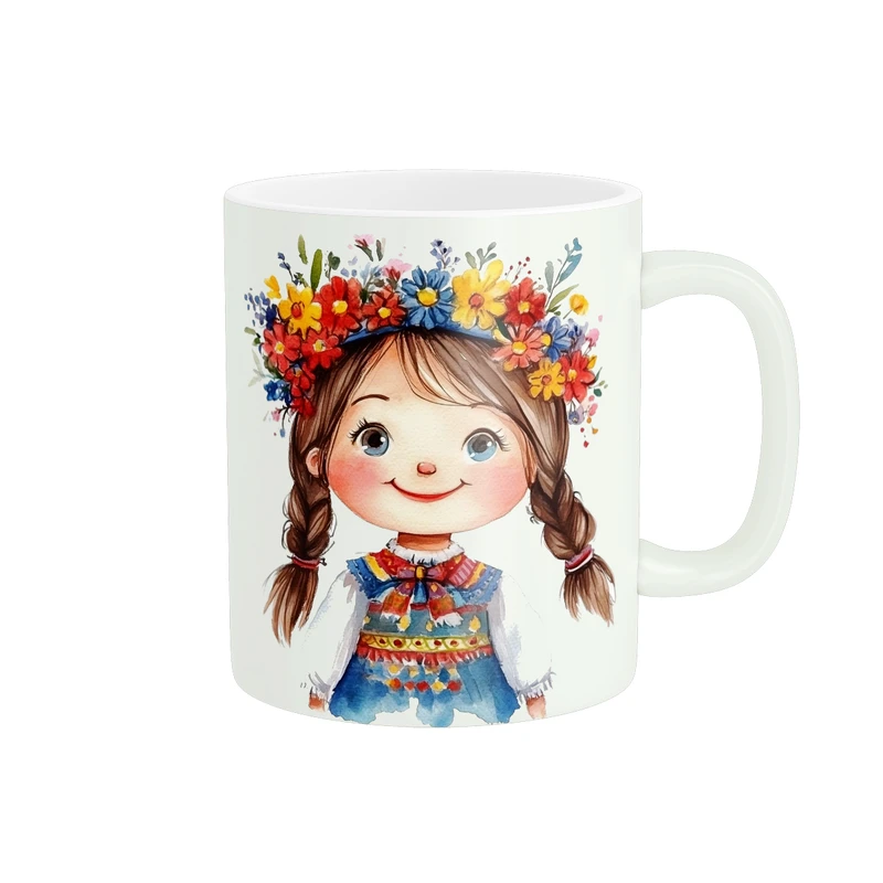 ماگ پاد آفرین طرح دخترک کد 2816