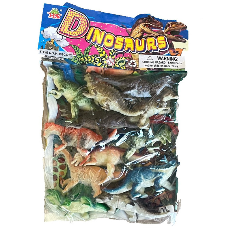 فیگور مدل دایناسور بسته 12 عددی