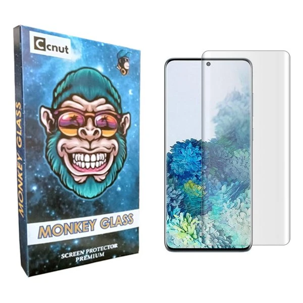 محافظ صفحه نمایش کوکونات مدل mnk UV مناسب برای گوشی موبایل سامسونگ Galaxy S20 Plus