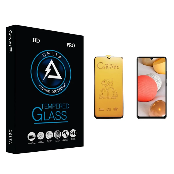 محافظ صفحه نمایش سرامیکی دلتا مدل HD مناسب برای گوشی موبایل سامسونگ Galaxy A42