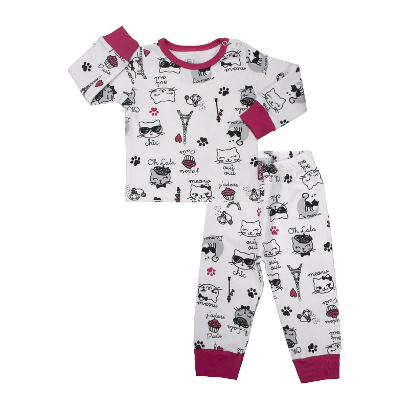 ست تی شرت آستین بلند و شلوار نوزادی آدمک مدل 01 کد 119132