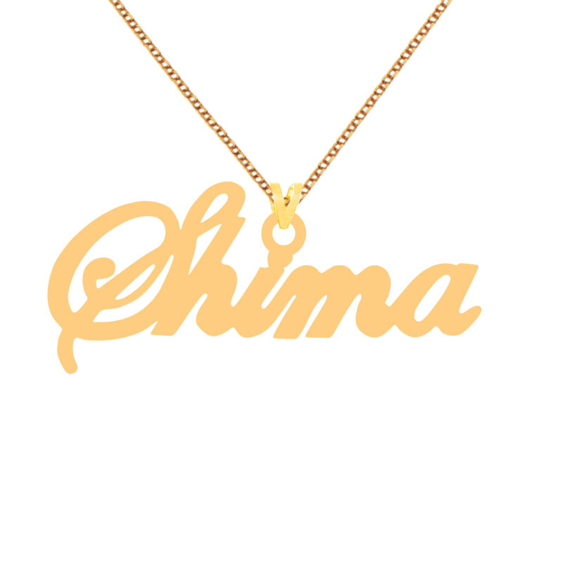 گردنبند طلا 18 عیار زنانه کرابو طرح شیما مدل Kr1-100